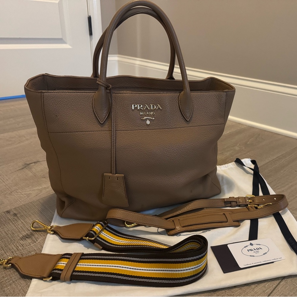 Prada Caramel Daino Shoulder bag